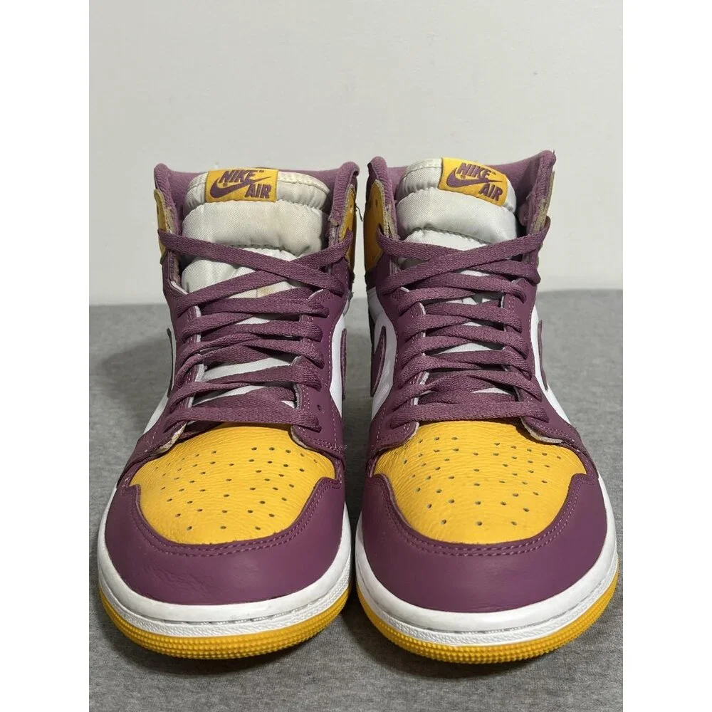 Air Jordan 1 Retro High OG Shoes Mens Size 11 Lakers 555088-706 - Picture 4 of 16